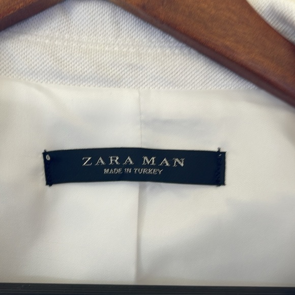 Zara Men’s white Tuxedo Jacket - Picture 2 of 6
